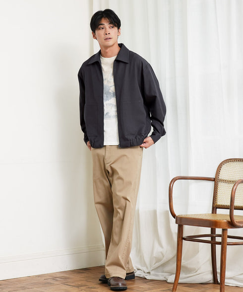 ショート丈ZIPブルゾン