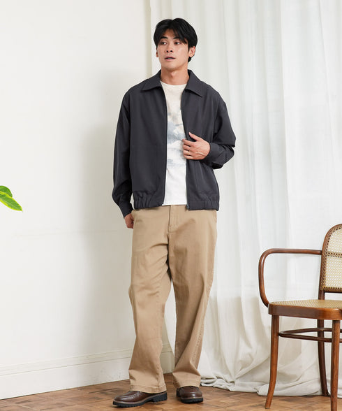ショート丈ZIPブルゾン