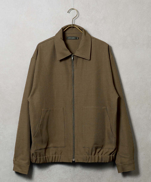 ショート丈ZIPブルゾン