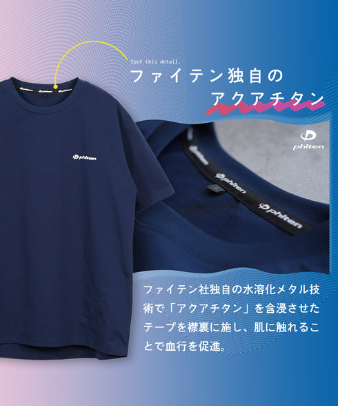 ファイテンドットメッシュクルーTシャツ