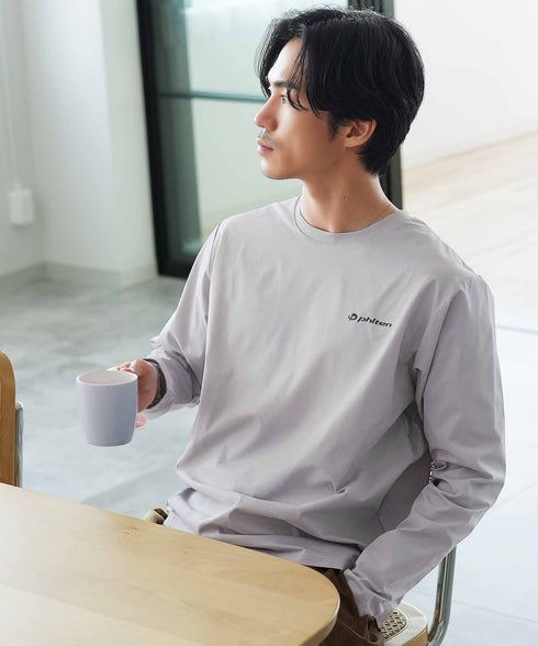 ファイテンドットメッシュクルーネックロンT | メンズ 半袖Tシャツ ファイテン アクアチタン 吸汗速乾 ドットメッシュ 通気性 4WAYストレッチ ドライタッチ 軽量 クルーネック ブラック グレー ネイビー 夏服 春夏 20代 30代 40代 (コピー)