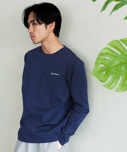 ファイテンドットメッシュクルーネックロンT | メンズ 半袖Tシャツ ファイテン アクアチタン 吸汗速乾 ドットメッシュ 通気性 4WAYストレッチ ドライタッチ 軽量 クルーネック ブラック グレー ネイビー 夏服 春夏 20代 30代 40代 (コピー)