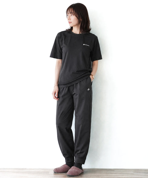 ファイテンドットメッシュロングパンツ | メンズ イージーパンツ ジョガーパンツ ファイテン アクアチタン 吸汗速乾 ドットメッシュ 通気性 4WAYストレッチ テーパード ドローコード ウエストゴム ブラック グレー ネイビー 夏服 春夏 20代 30代 40代