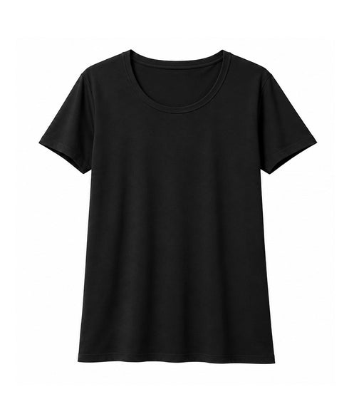 接触冷感UネックインナーTシャツ