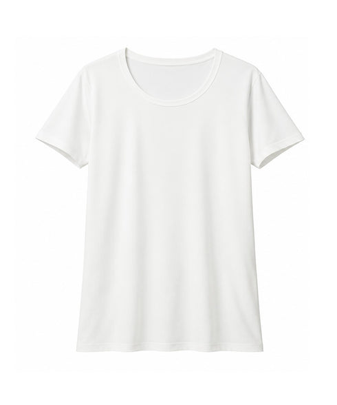 接触冷感UネックインナーTシャツ