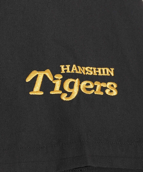 【商品の詳細拡大画像】阪神タイガース作務衣 | 刺繍入りセットアップ 観戦・夏祭り・ルームウェアに