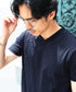 ダイヤジャガードVネックTシャツ