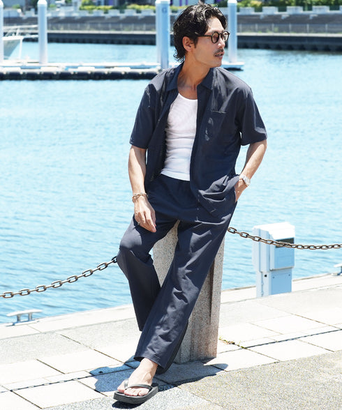 【吸水速乾・接触冷感・遮熱・UV対策】レギュラーカラーシャツ