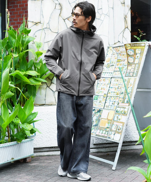 多機能ZIPフーデッドブルゾン