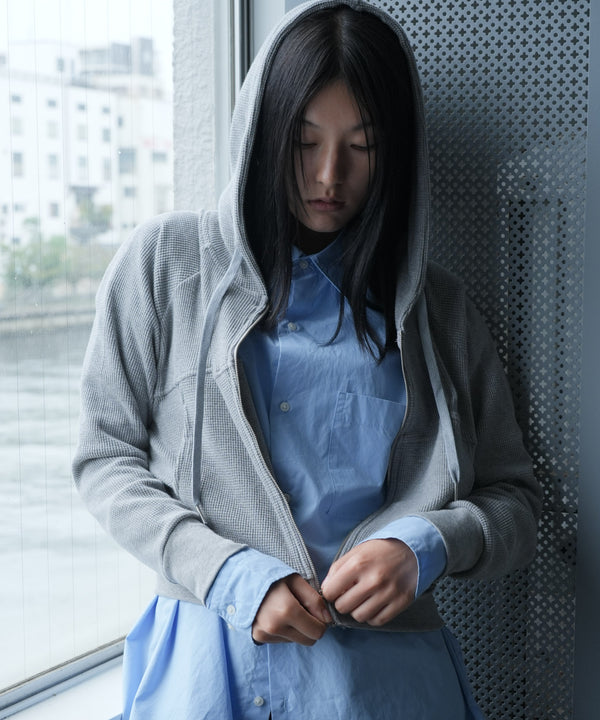 Minimal Waffle Hoodie