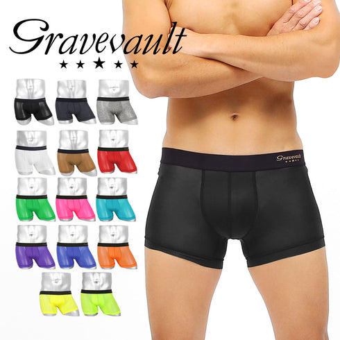 グレイブボールト Gravevault PLAIN メンズ ショートボクサーパンツ 【メール便】