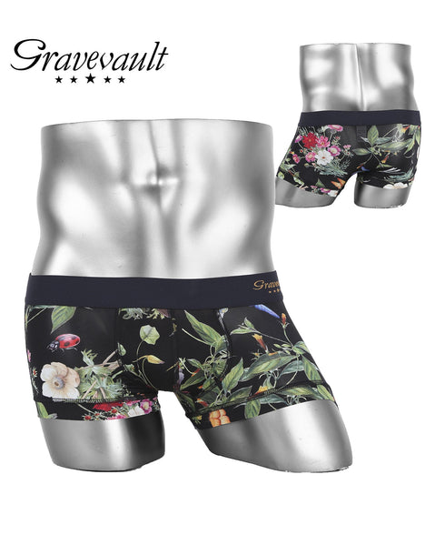 グレイブボールト Gravevault FLORA メンズ ローライズ ボクサーパンツ 【メール便】