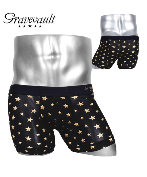 グレイブボールト Gravevault FLORA Star Studs Wild Flowers メンズ ショート ボクサーパンツ 【メール便】