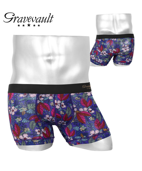 グレイブボールト Gravevault FLORA Star Studs Wild Flowers メンズ ショート ボクサーパンツ 【メール便】