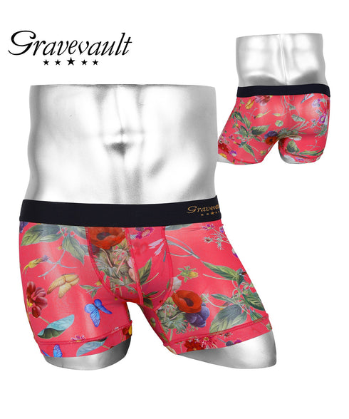 グレイブボールト Gravevault FLORA Star Studs Wild Flowers メンズ ショート ボクサーパンツ 【メール便】