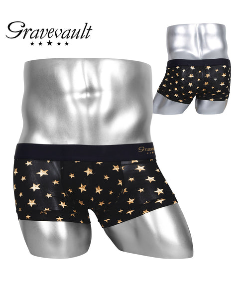 グレイブボールト Gravevault FLORA Star Studs Wild Flowers メンズ ローライズ ボクサーパンツ 【メール便】