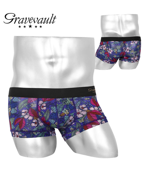 グレイブボールト Gravevault FLORA Star Studs Wild Flowers メンズ ローライズ ボクサーパンツ 【メール便】