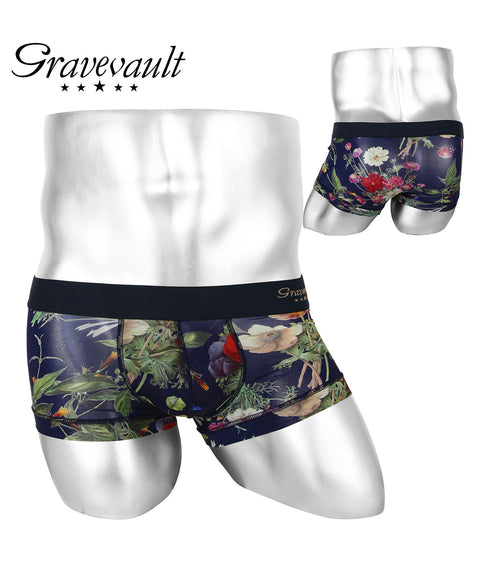 グレイブボールト Gravevault FLORA Star Studs Wild Flowers メンズ ローライズ ボクサーパンツ 【メール便】