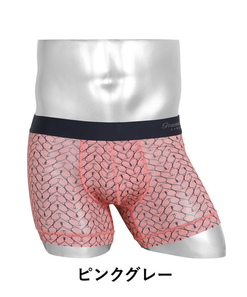 グレイブボールト Gravevault graphicheart メンズ ショートボクサーパンツ【メール便】