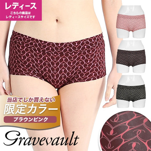 グレイブボールト Gravevault graphicheart レディース ボクサーショーツ 【メール便】