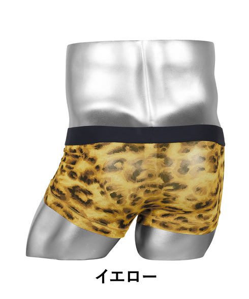 【5】グレイブボールト Gravevault LEOPARD メンズ ローライズボクサーパンツ おしゃれ 速乾 浅め 高級 ブランド 国産 日本製 アニマル【メール便】