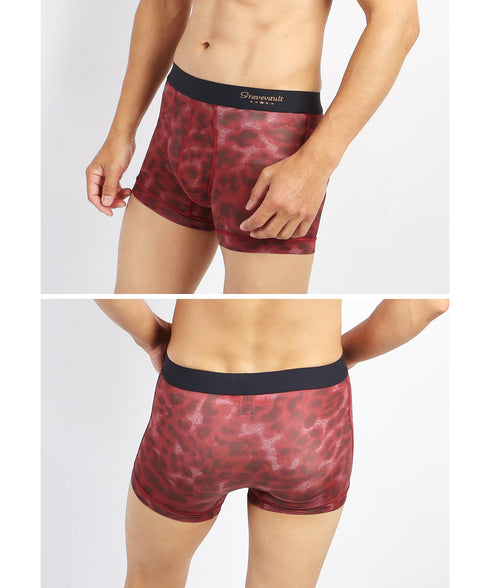 【5】グレイブボールト Gravevault LEOPARD メンズ ショートボクサーパンツ 速乾 高級 ブランド 国産 日本製 アニマル柄【メール便】