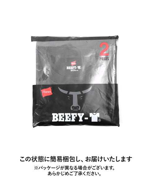 ヘインズ Hanes 2枚セット BEEFY メンズ クルーネック 半袖 Tシャツ おしゃれ 人気 プレゼント 彼氏