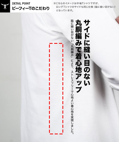 ヘインズ Hanes BEEFY メンズ クルーネック ロンT 【メール便】