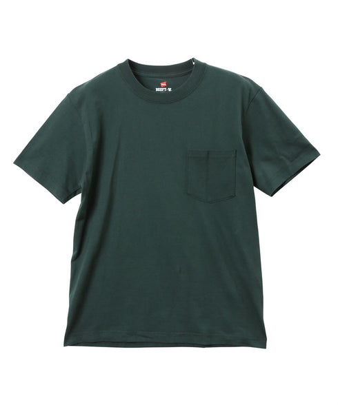 Hanes ヘインズ BEEFY メンズ ポケット付き 半袖Tシャツ 綿100 ビーフィー ギフト ラッピング無料 【メール便】