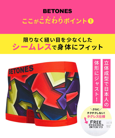 ビトーンズ BETONES RALF-L レディースボクサーパンツ 【メール便】|下着 おしゃれ 人気 プレゼント 彼女