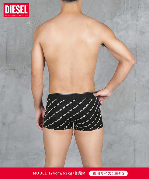 ディーゼル DIESEL 【3枚セット】PRINT メンズ ローライズボクサーパンツ