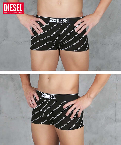 ディーゼル DIESEL 【3枚セット】PRINT メンズ ローライズボクサーパンツ
