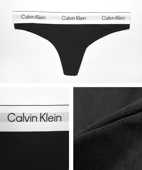 カルバンクライン Calvin Klein ICON COTTON MODAL THONG レディース Tバック 【メール便】 綿 下着 おしゃれ 人気 プレゼント