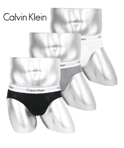 カルバンクライン Calvin Klein 【3枚セット】Icon Cotton Stretch HIP BRIEF メンズ ブリーフ