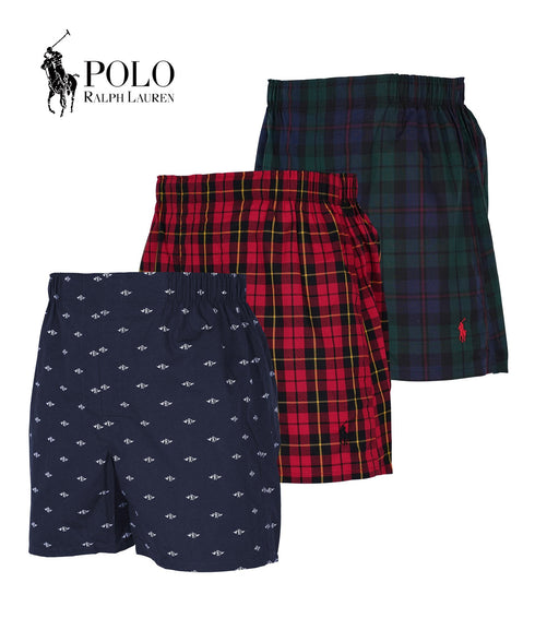 ポロ ラルフローレン POLO RALPH LAUREN 【3枚セット】CLASSIC WOVEN メンズ トランクス