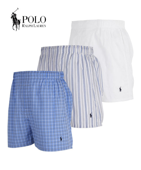 ポロ ラルフローレン POLO RALPH LAUREN 【3枚セット】CLASSIC WOVEN メンズ トランクス