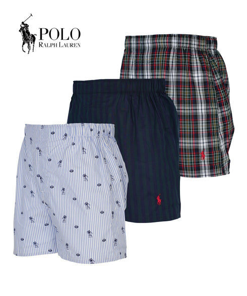 ポロ ラルフローレン POLO RALPH LAUREN 【3枚セット】CLASSIC WOVEN メンズ トランクス