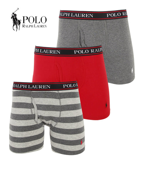 ポロ ラルフローレン POLO RALPH LAUREN 【3枚セット】CLASSIC FIT メンズ ロングボクサーパンツ|下着 おしゃれ 人気 クリスマス プレゼント 彼氏