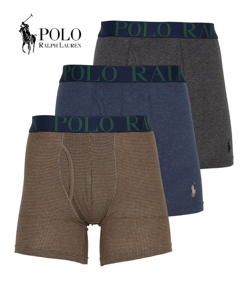 ポロ ラルフローレン POLO RALPH LAUREN 【3枚セット】CLASSIC FIT メンズ ロングボクサーパンツ|下着 おしゃれ 人気 クリスマス プレゼント 彼氏