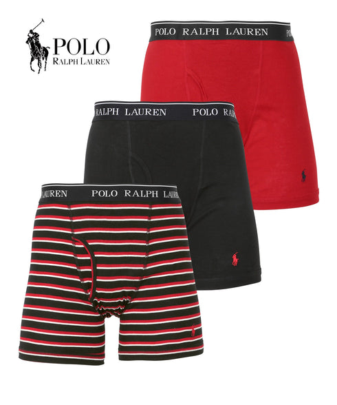 ポロ ラルフローレン POLO RALPH LAUREN 【3枚セット】CLASSIC FIT メンズ ロングボクサーパンツ|下着 おしゃれ 人気 クリスマス プレゼント 彼氏