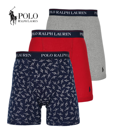 ポロ ラルフローレン POLO RALPH LAUREN 【3枚セット】CLASSIC FIT メンズ ロングボクサーパンツ|下着 おしゃれ 人気 クリスマス プレゼント 彼氏