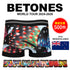 ビトーンズ BETONES WORLD TOUR メンズ ボクサーパンツ 【メール便】