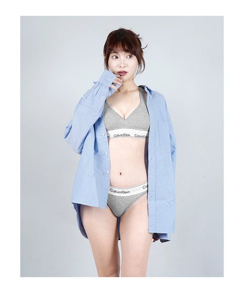 カルバンクライン Calvin Klein MODERN COTTON レディース ノンワイヤーブラ 【メール便】下着 アンダーウェア おしゃれ 人気 プレゼント 彼女