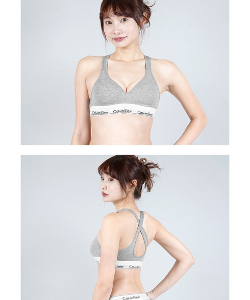 カルバンクライン Calvin Klein MODERN COTTON レディース ノンワイヤーブラ 【メール便】