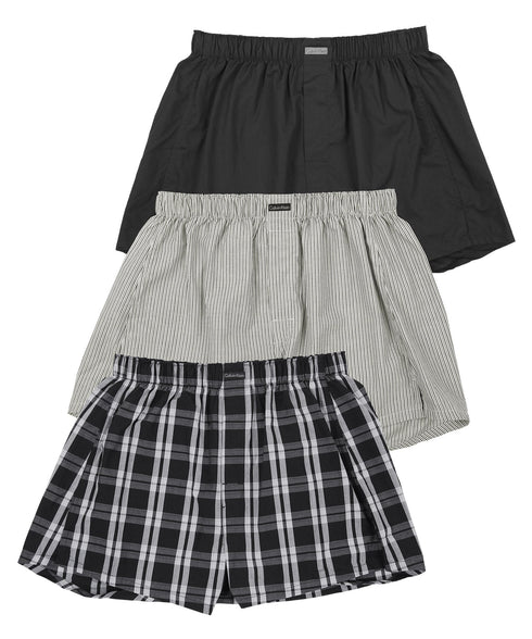 カルバンクライン Calvin Klein 【3枚セット】COTTON CLASSICS WOVAN メンズ トランクス