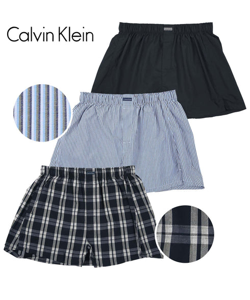 カルバンクライン Calvin Klein 【単品/3枚セット】COTTON CLASSICS WOVAN メンズ トランクス