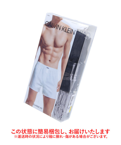 カルバンクライン Calvin Klein 【単品/3枚セット】COTTON CLASSICS WOVAN メンズ トランクス