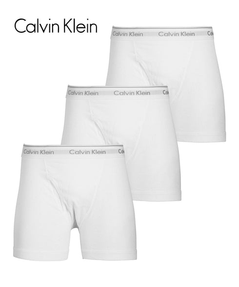 カルバンクライン Calvin Klein 【3枚セット】COTTON CLASSICS メンズ ロングボクサーパンツ