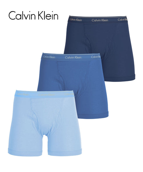 カルバンクライン Calvin Klein 【3枚セット】COTTON CLASSICS メンズ ロングボクサーパンツ