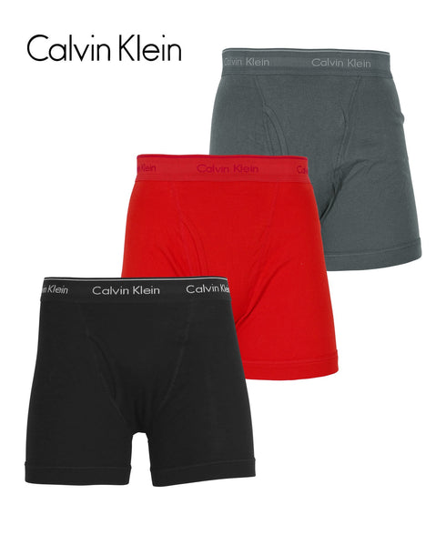 カルバンクライン Calvin Klein 【3枚セット】COTTON CLASSICS メンズ ロングボクサーパンツ